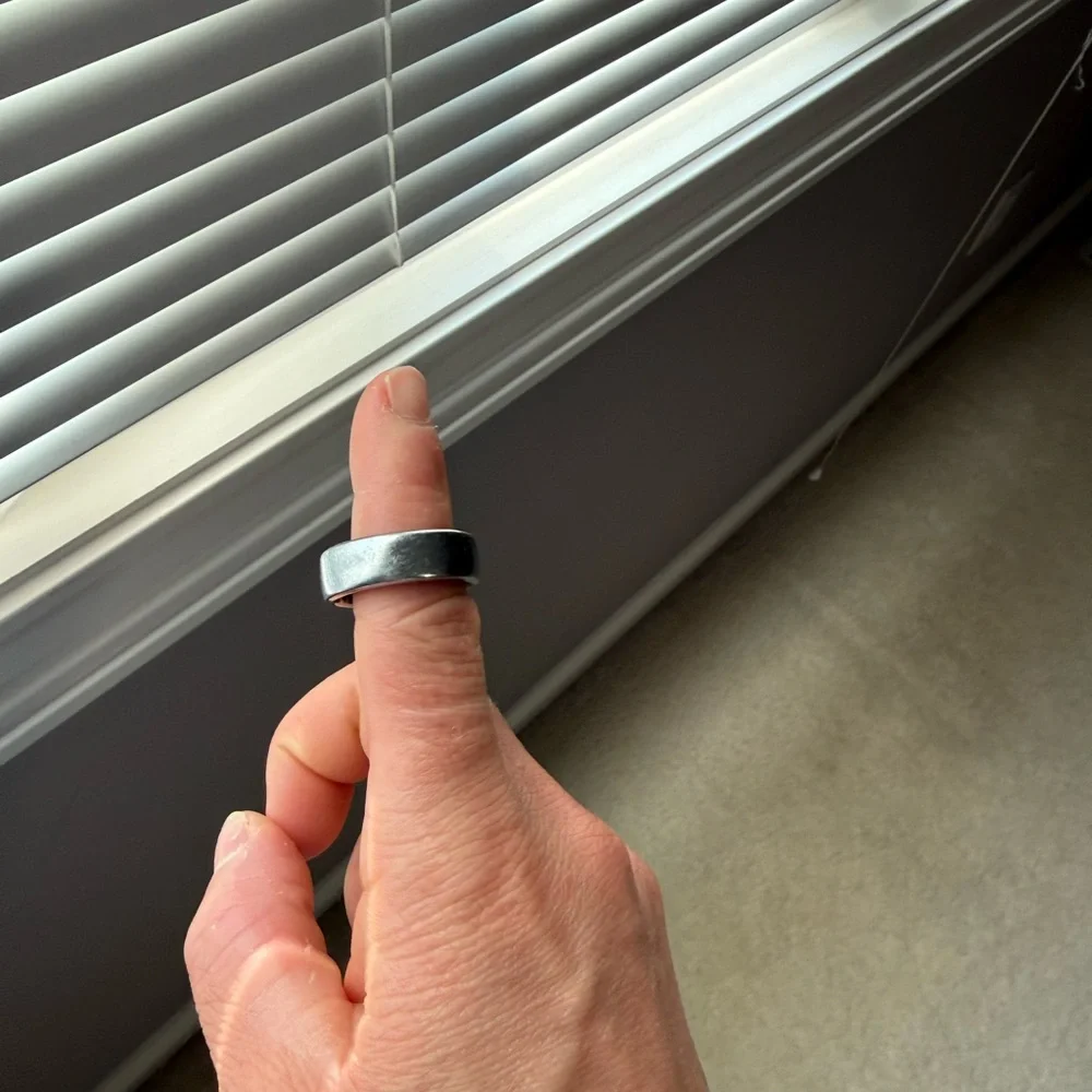 Oura Ring Gen3 Silver, Size 9